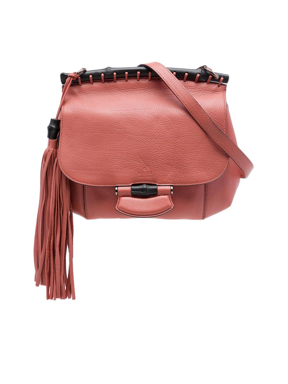 Gucci Medium Leather Bamboo Nouveau #369799G61B